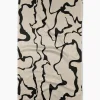 GEOMETRY Monochrome Liquid Tea Towel