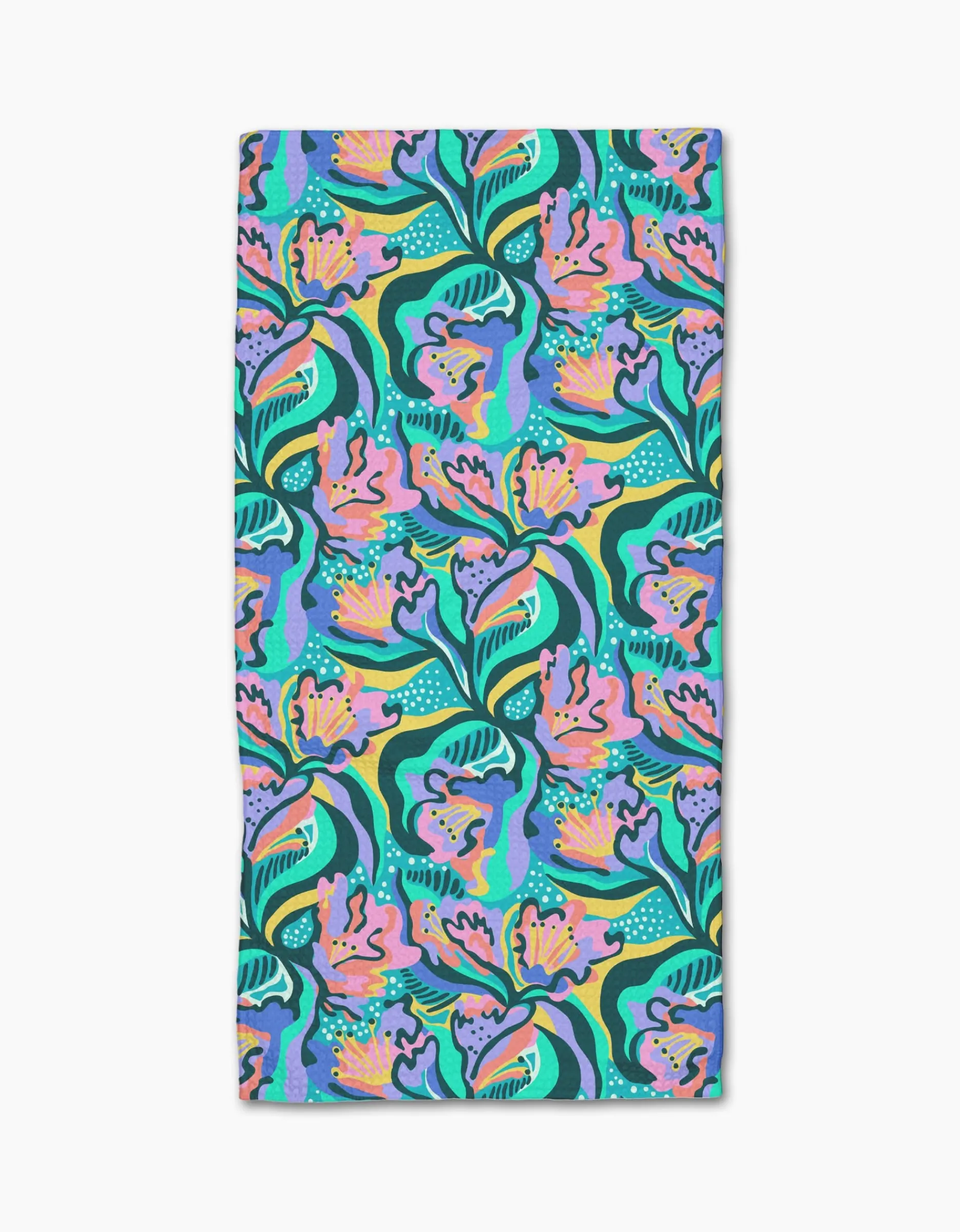 GEOMETRY Moody Flowers Bar Towel