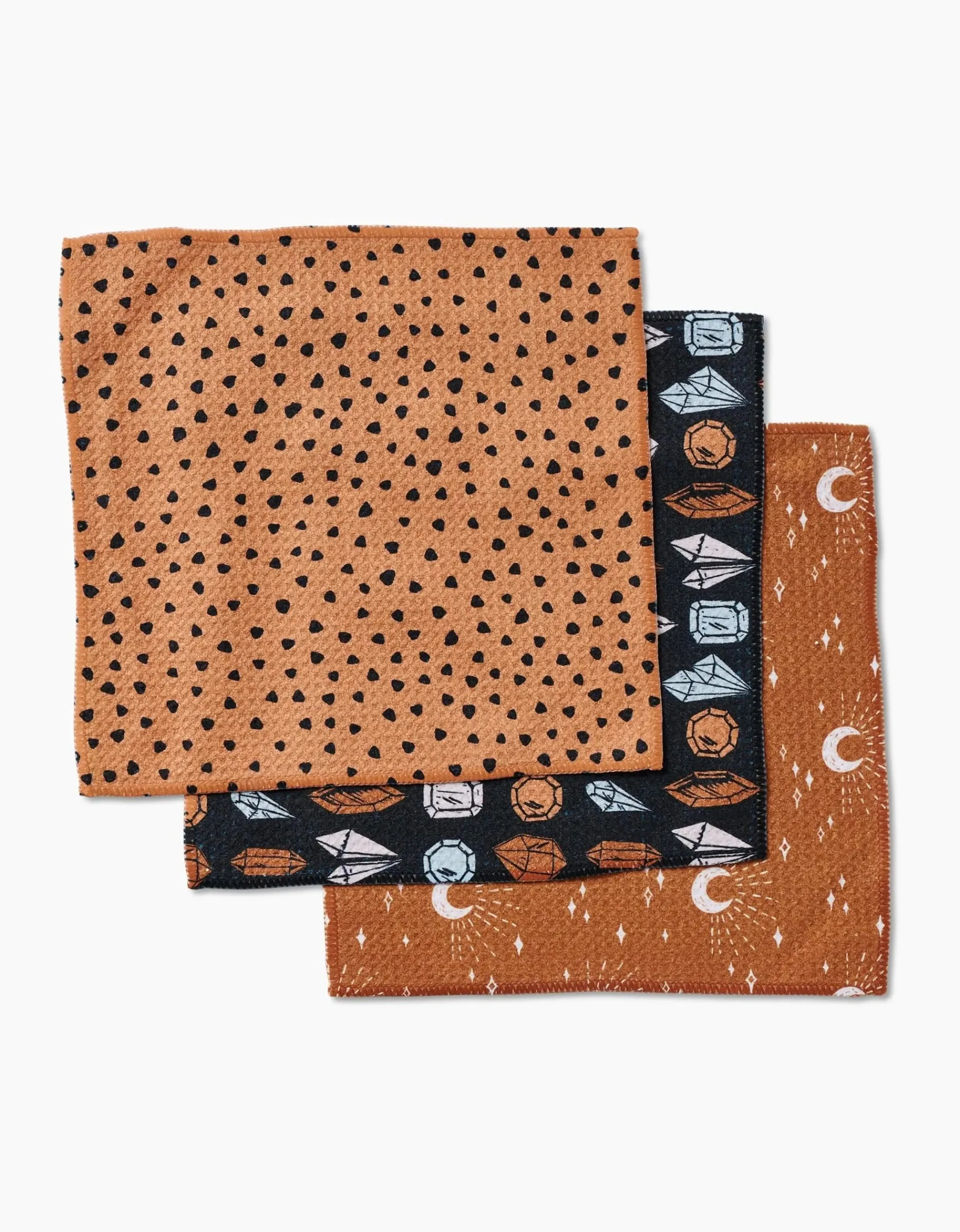 GEOMETRY Moon Craft Dishcloth Set