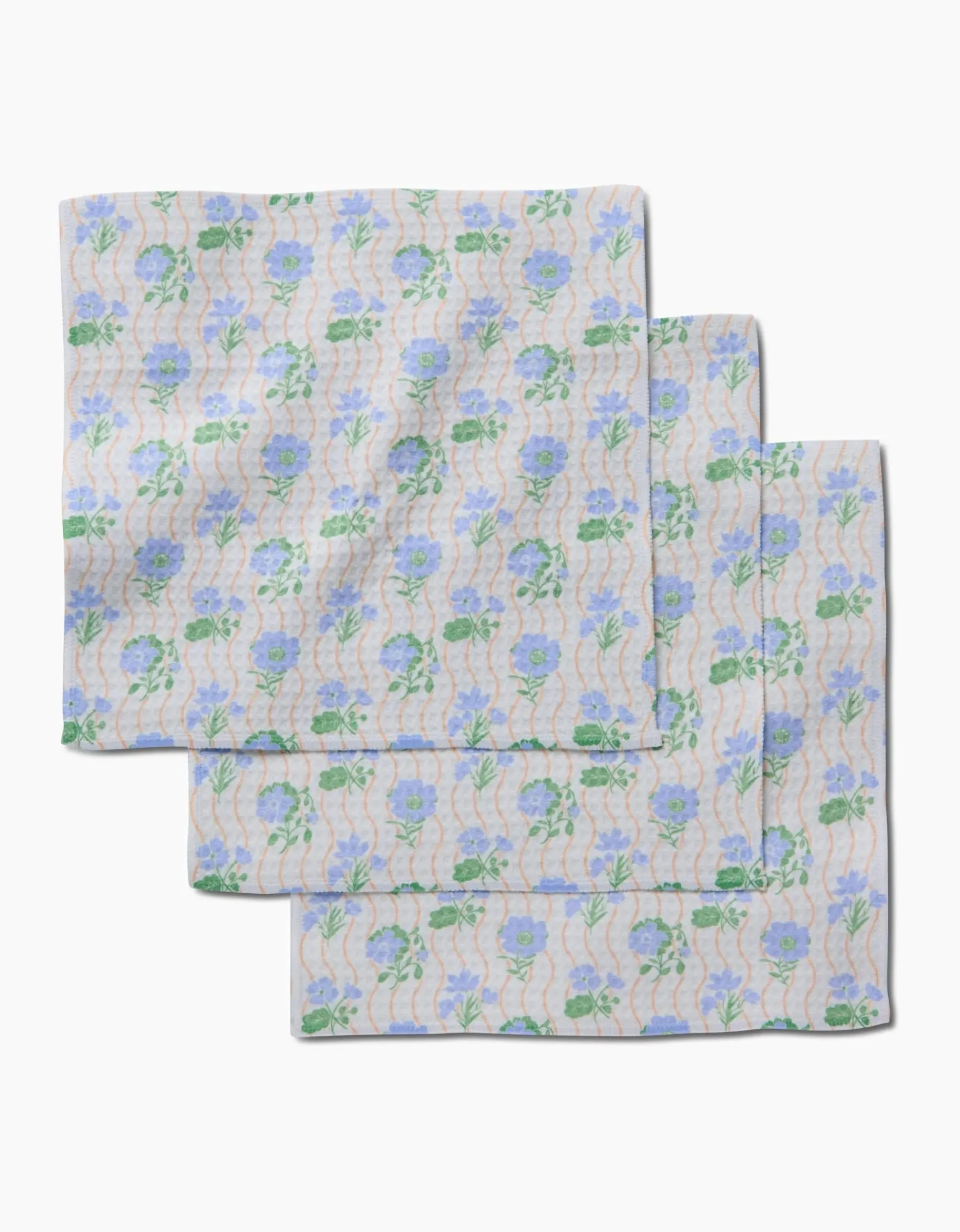GEOMETRY Morning Wave Luxe Washcloth Set