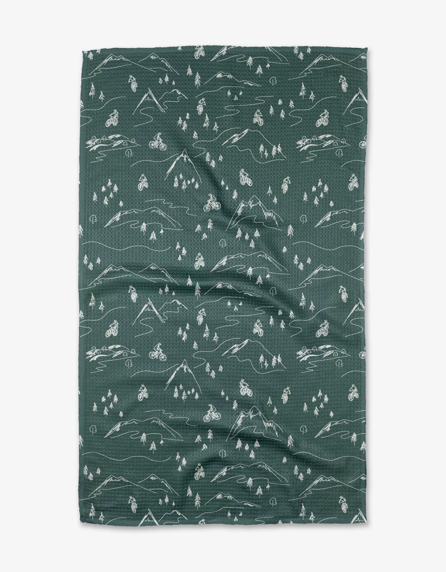 GEOMETRY Mountain Biking Tea Towel