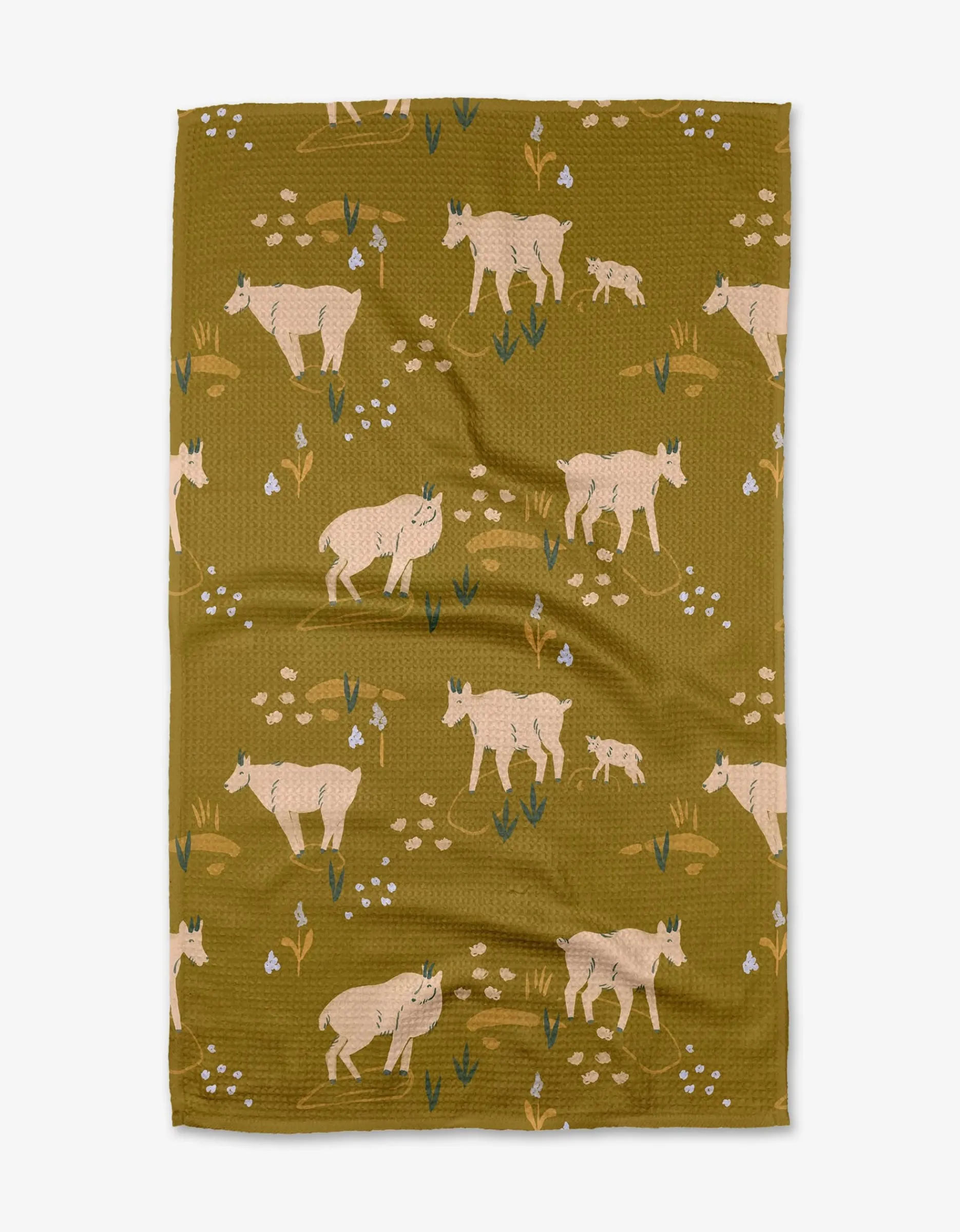GEOMETRY Mountain Goats Tea Towel