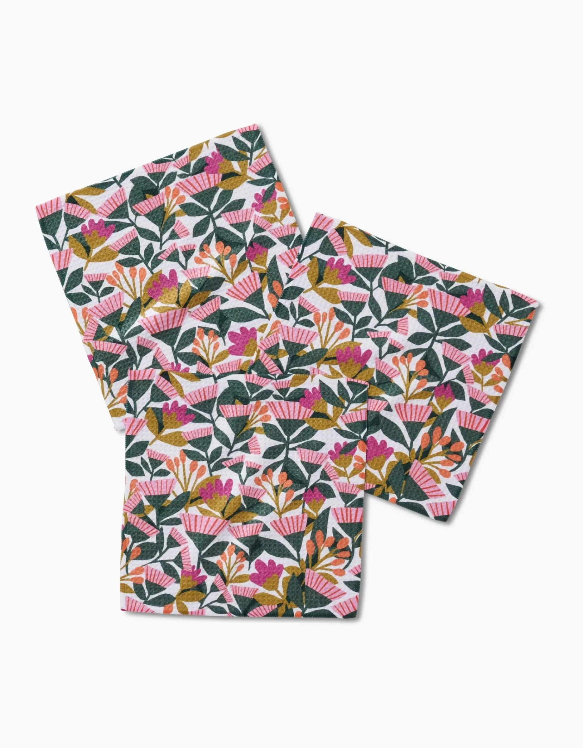 GEOMETRY Moxie Mauve Dishcloth Set