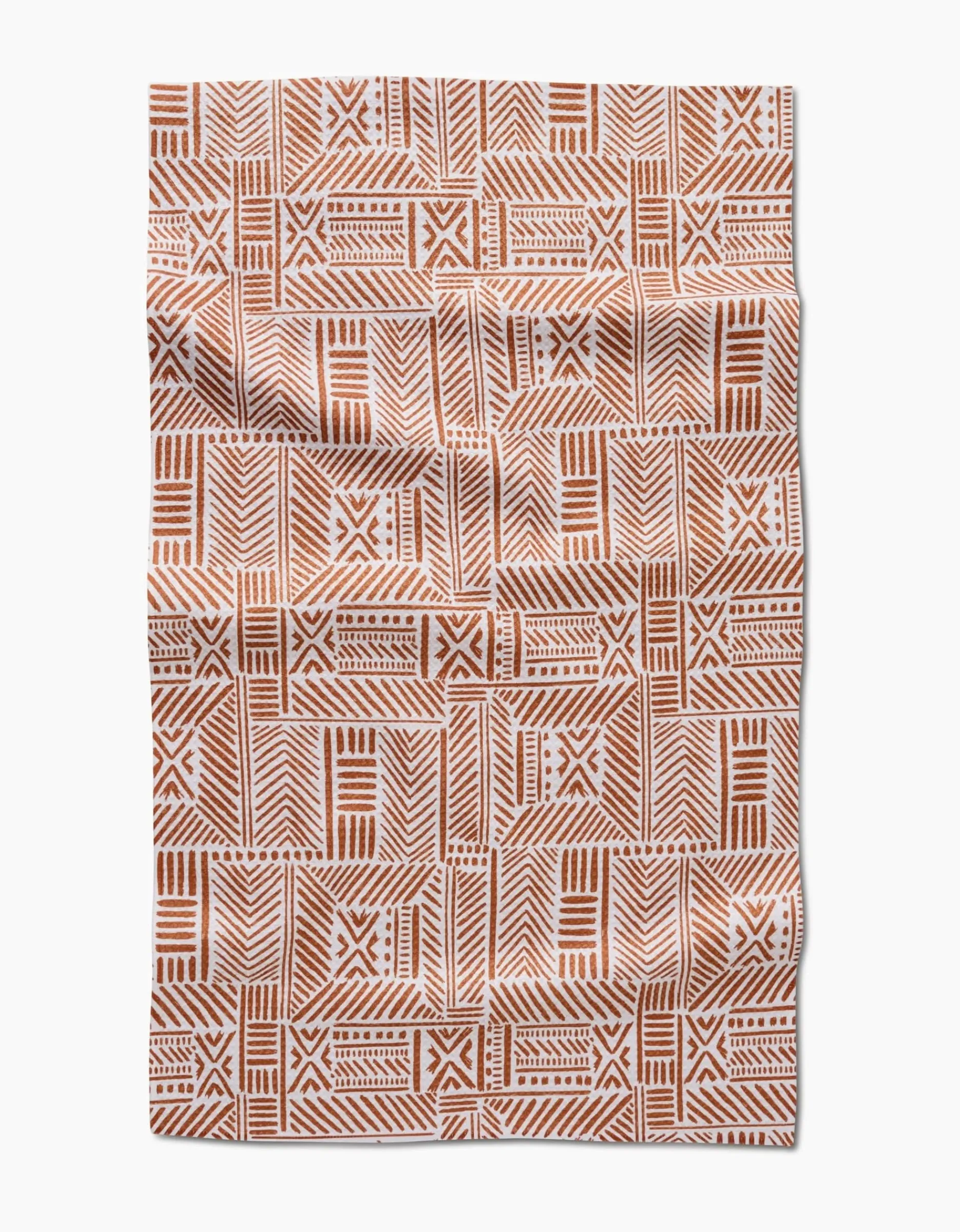 GEOMETRY Mud Cloth Natural Luxe Hand Towel