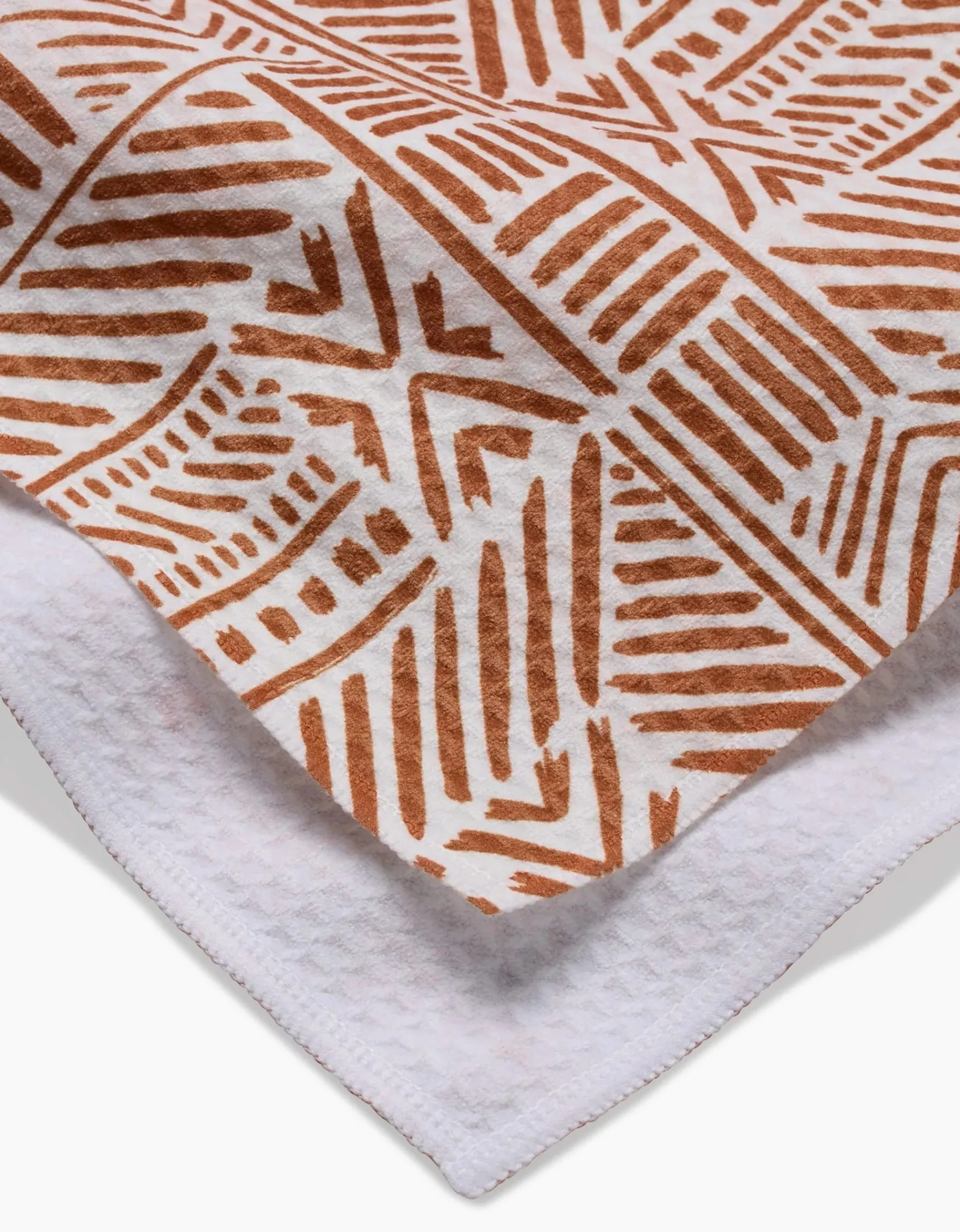 GEOMETRY Mud Cloth Natural Luxe Hand Towel