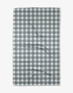 GEOMETRY Multi Gingham - Navy Tea Towel