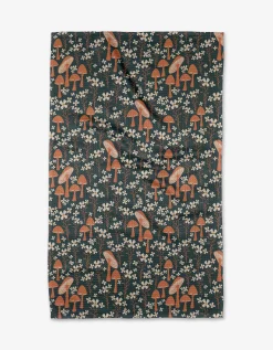 GEOMETRY Mushroom Grove Tea Towel