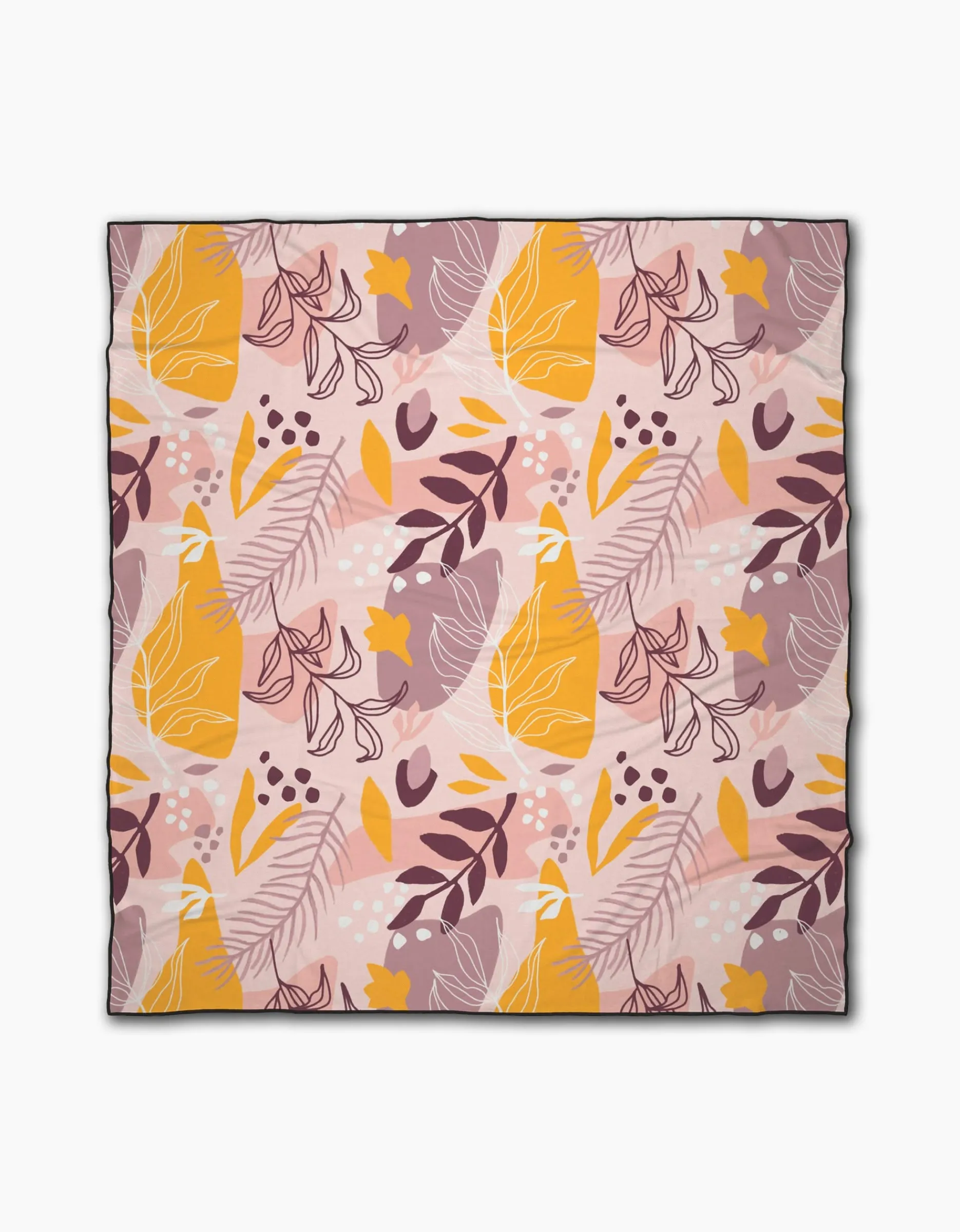 GEOMETRY Nature Sketch Beach Blanket
