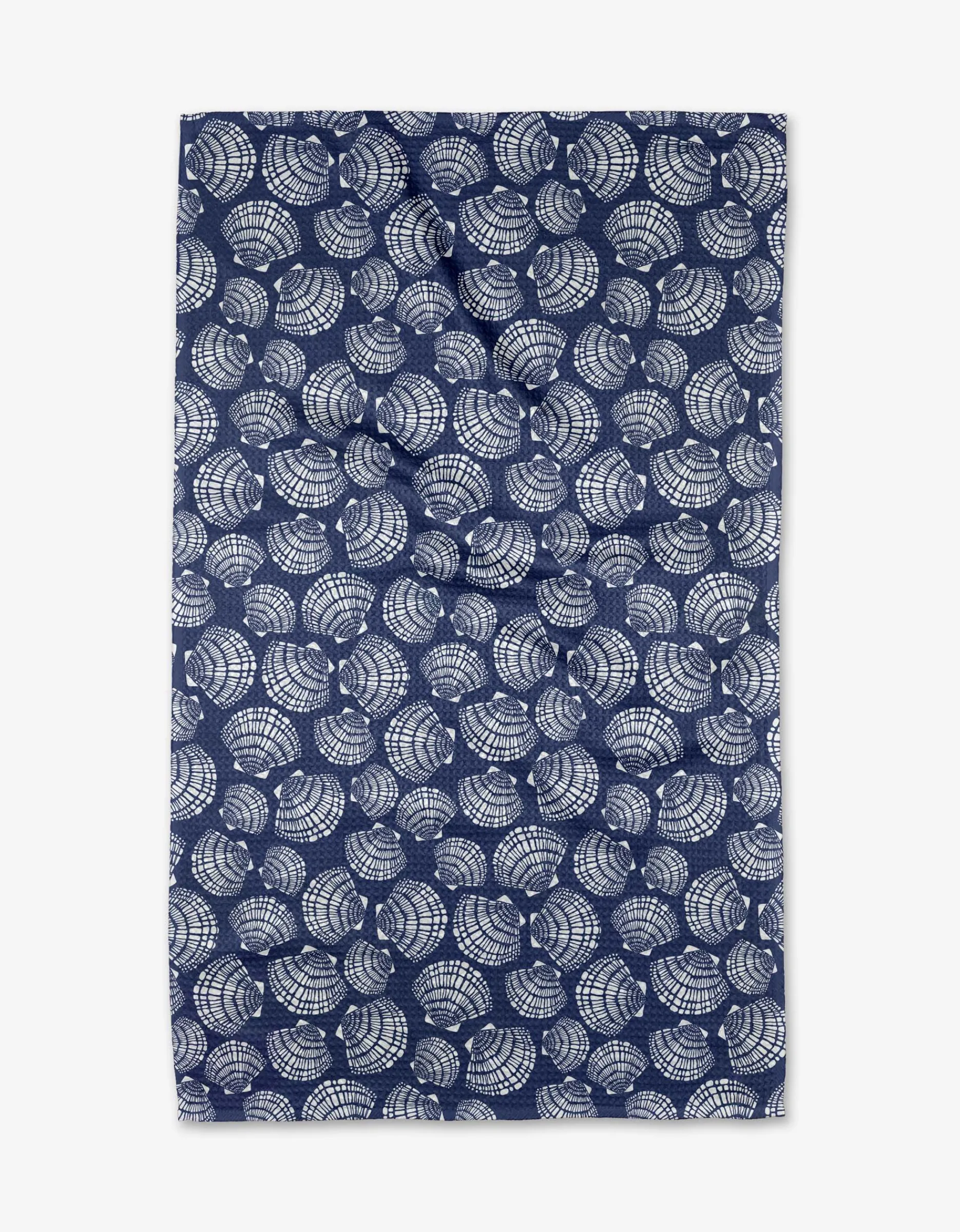 GEOMETRY Nautical Seashells Tea Towel