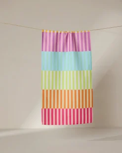 GEOMETRY Neon Nights Bar Towel