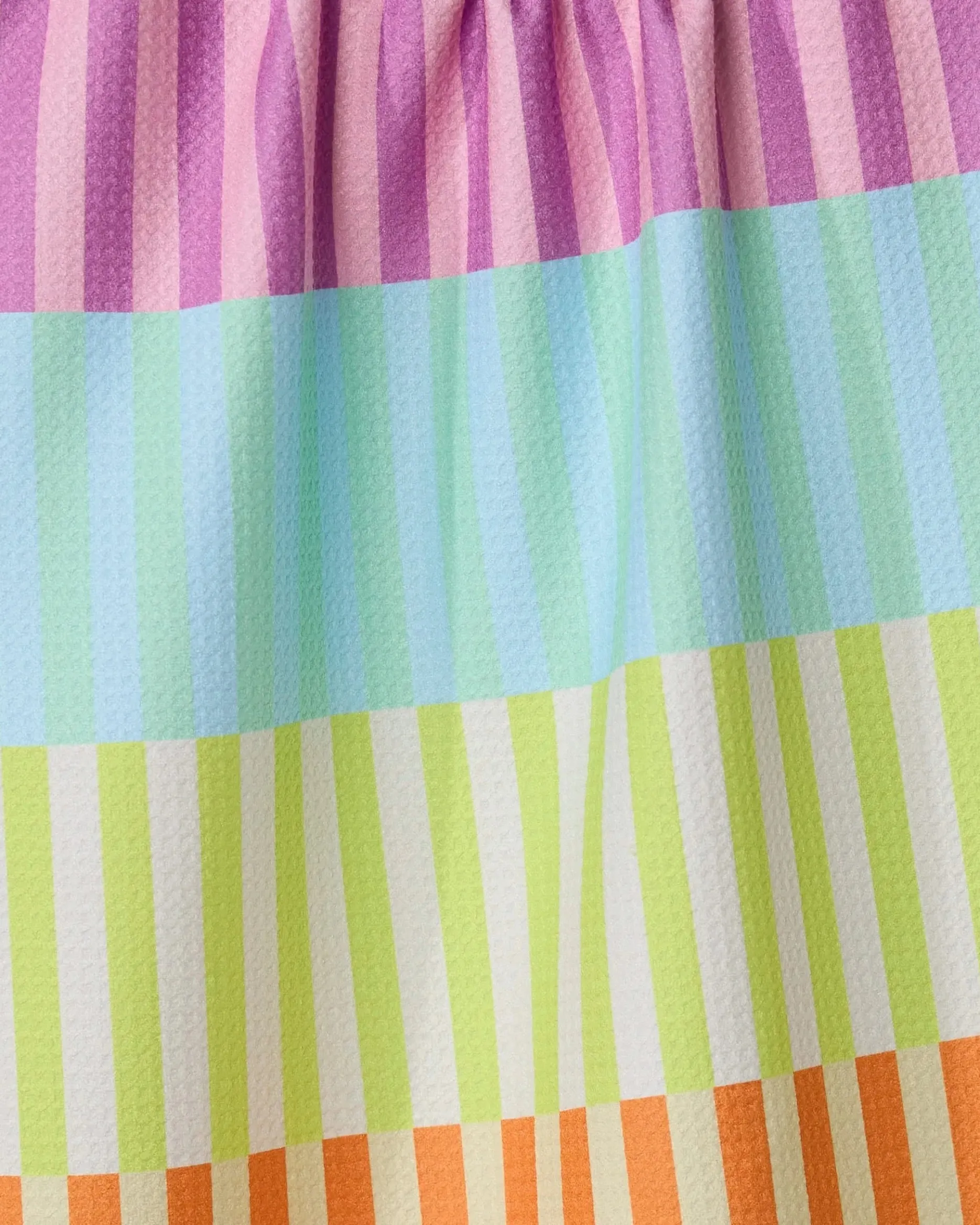 GEOMETRY Neon Nights Tea Towel