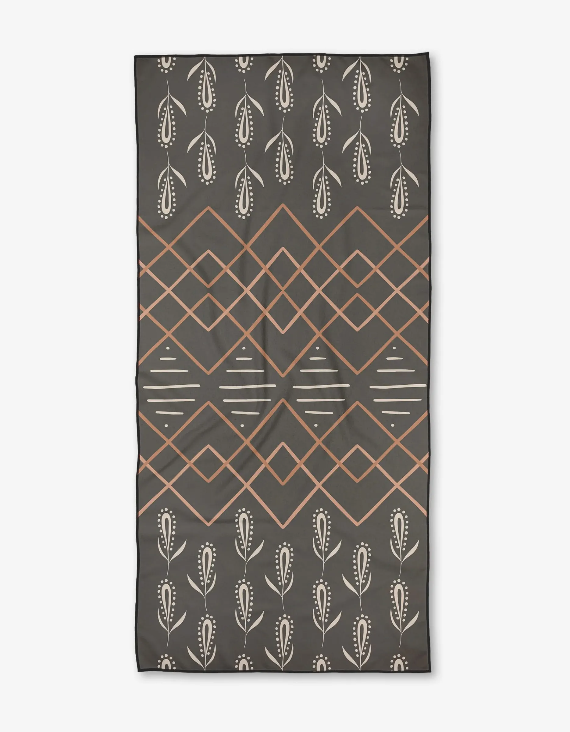 GEOMETRY Night Mist Beach Towel