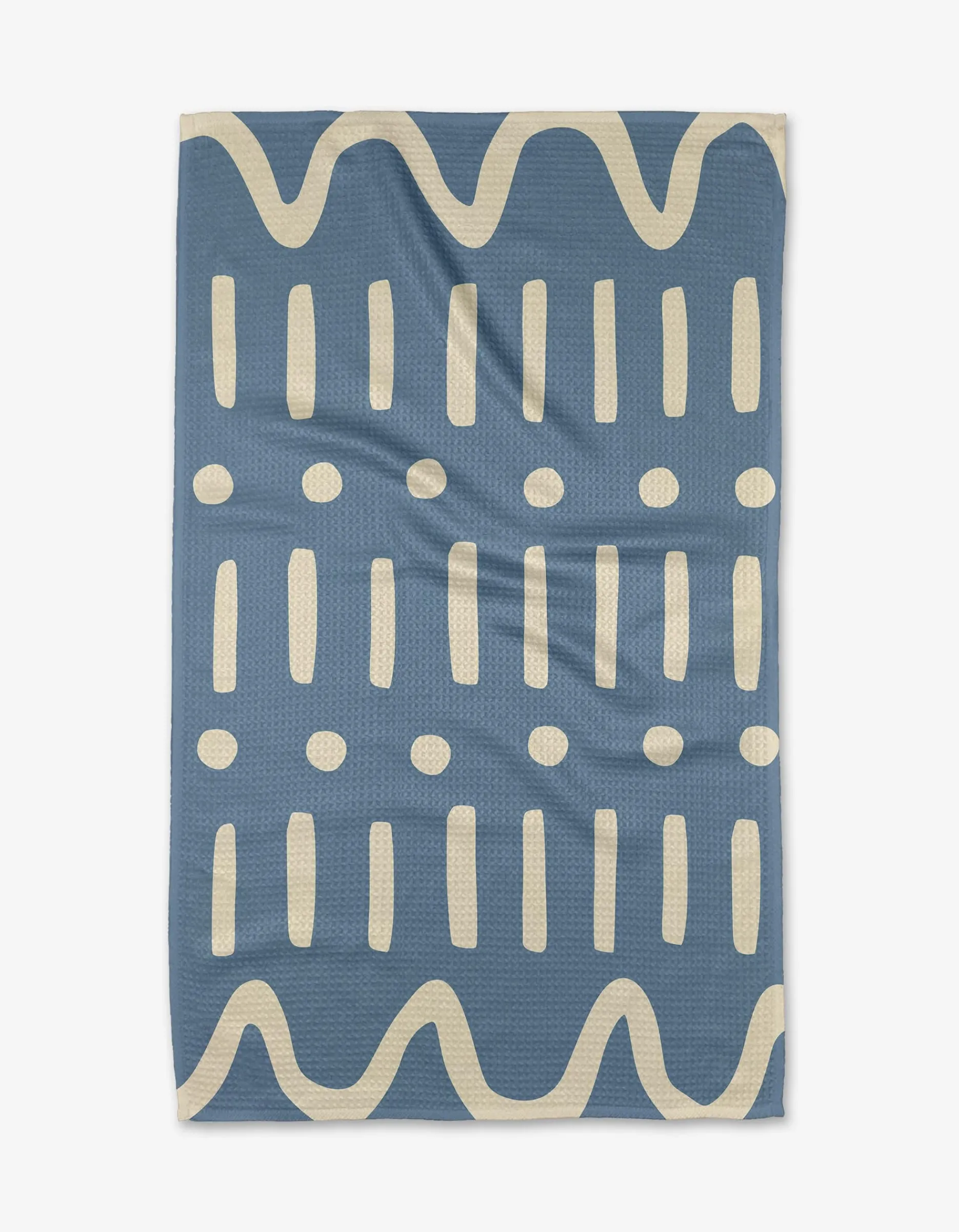 GEOMETRY Ocean Tide Tea Towel