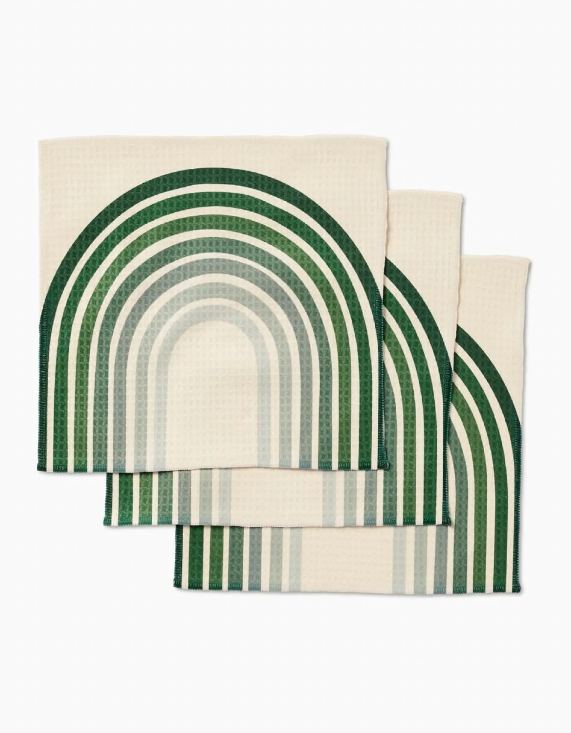 GEOMETRY Olive Arches Luxe Washcloth Set