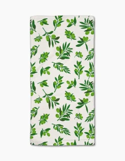 GEOMETRY Olive Grove Bar Towel