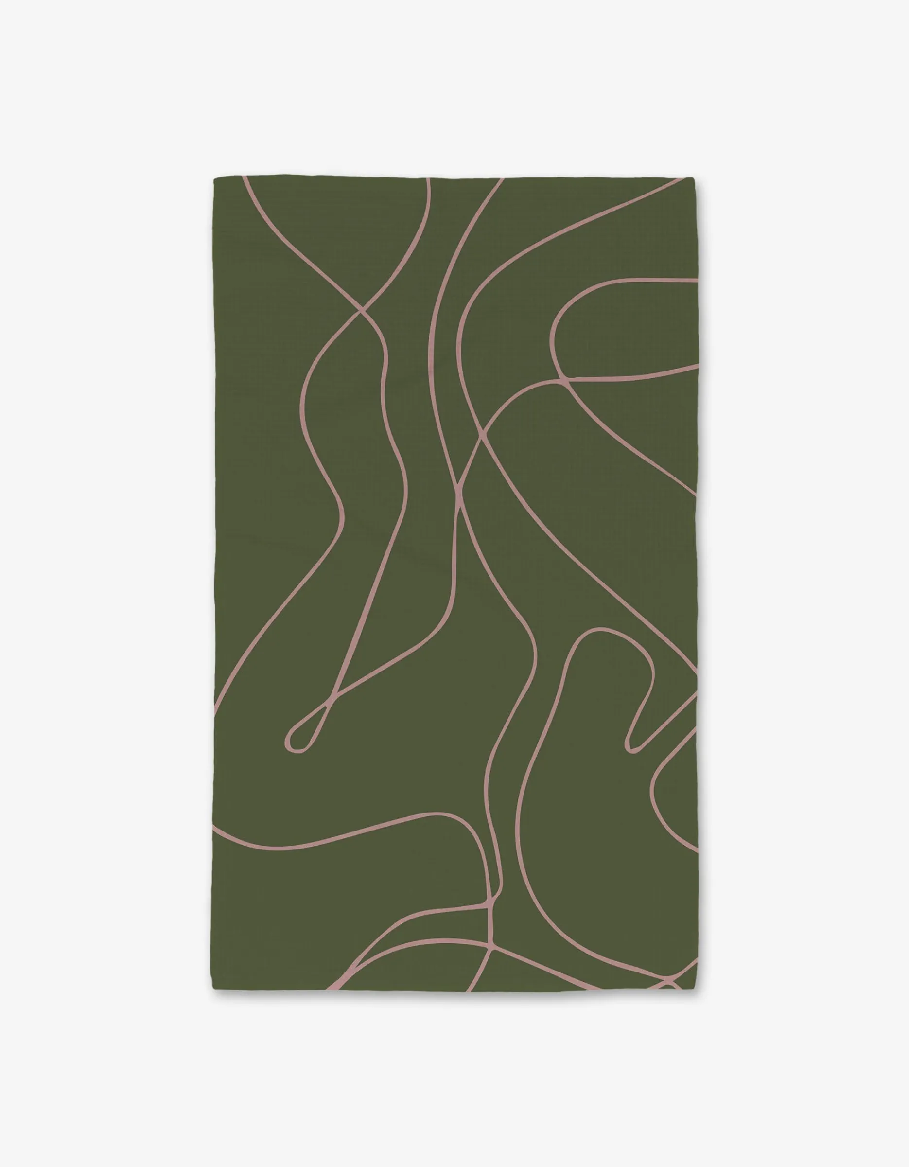 GEOMETRY Olive Martini Luxe Hand Towel