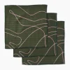 GEOMETRY Olive Martini Luxe Washcloth Set
