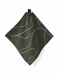GEOMETRY Olive Martini Luxe Washcloth Set