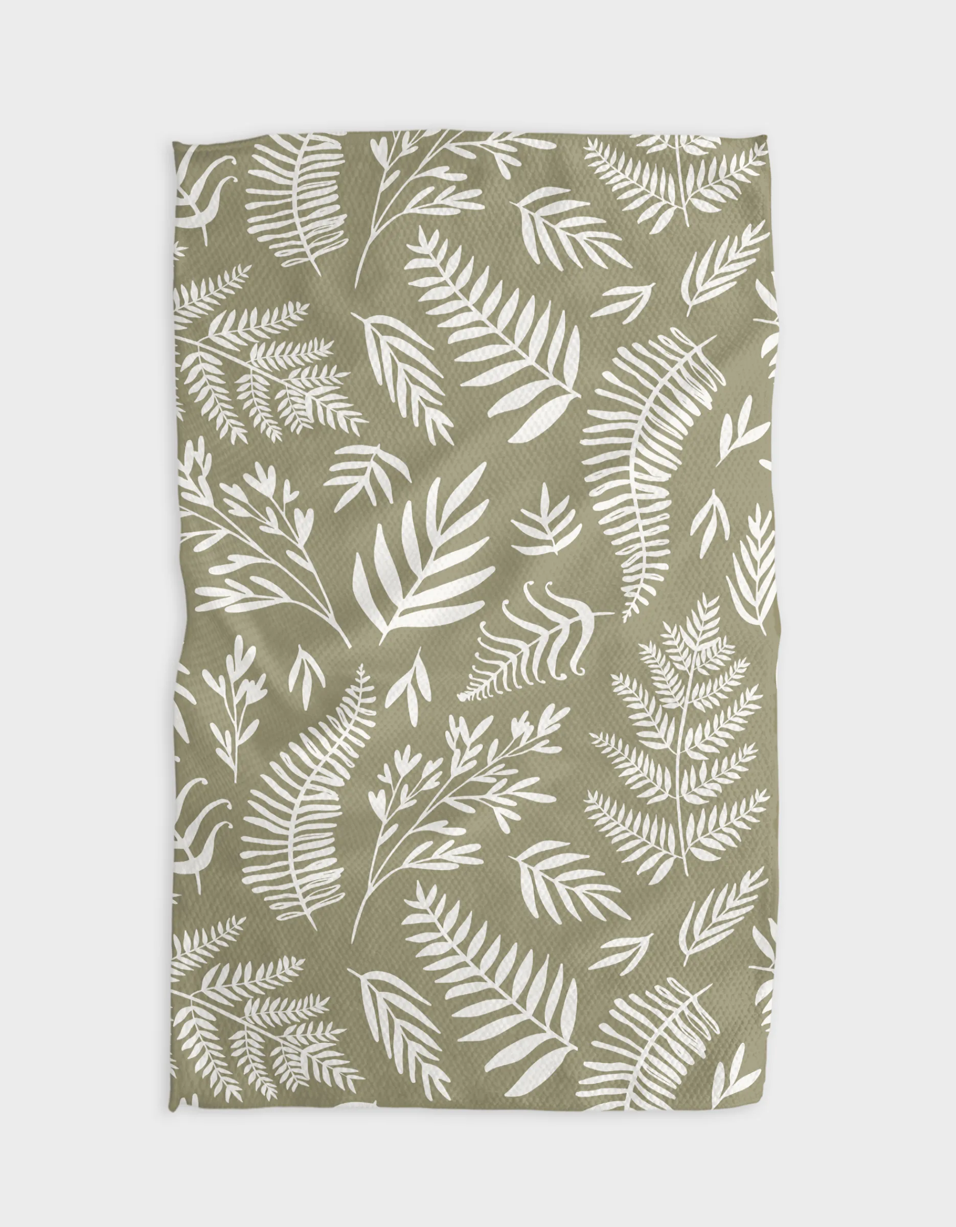 GEOMETRY Olive Tea Towel