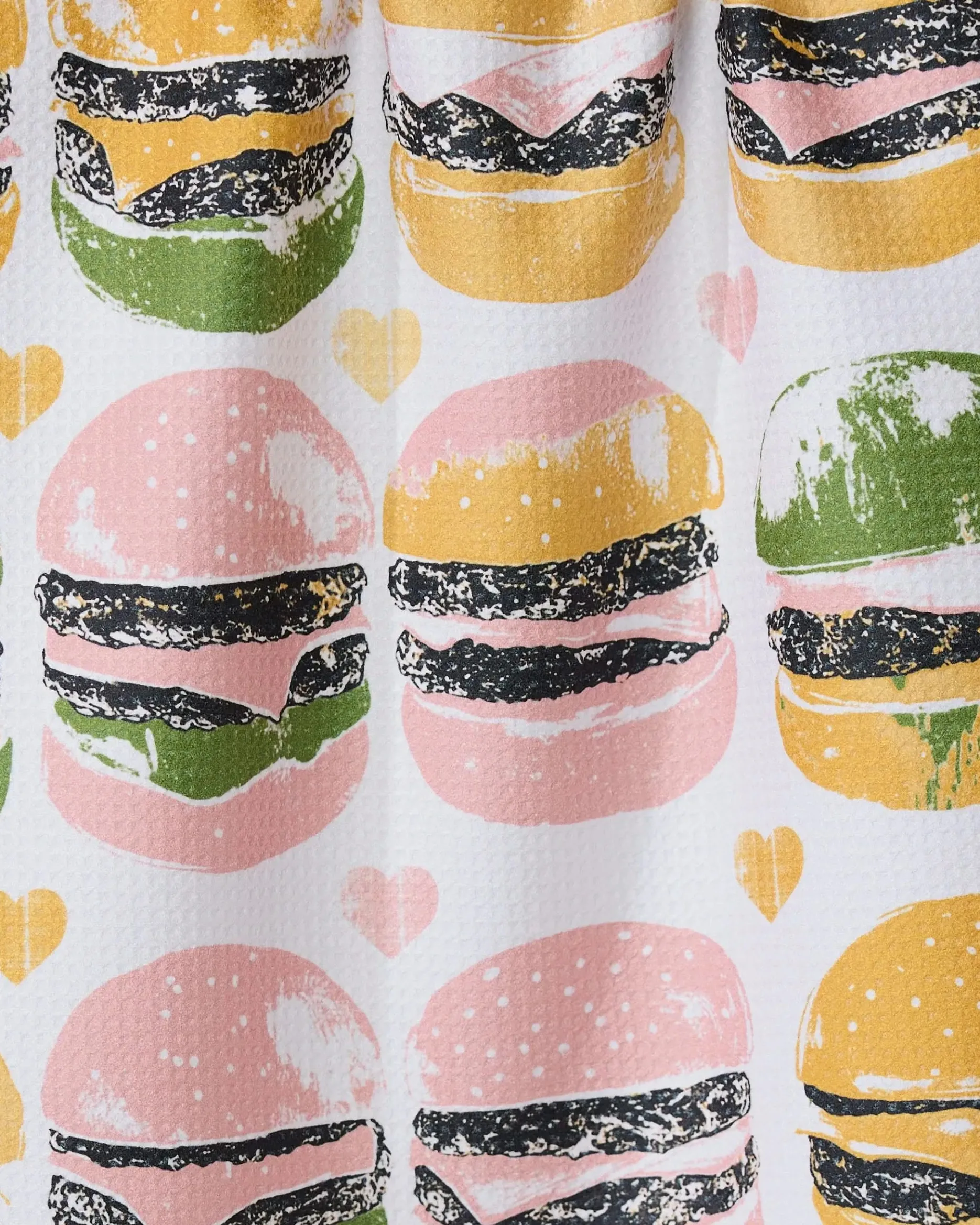 GEOMETRY On The Grill Tea Towel