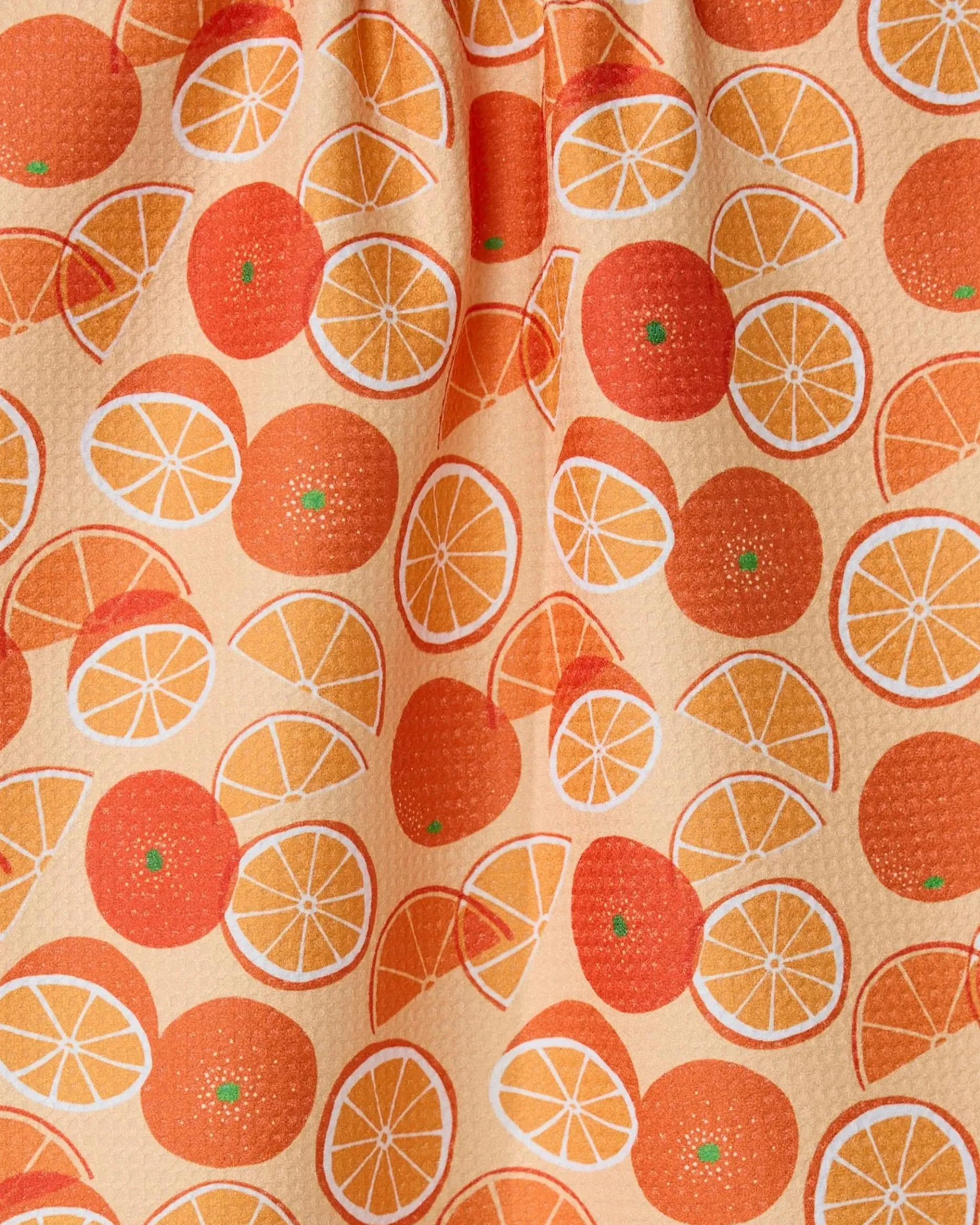 GEOMETRY Only Oranges Tea Towel
