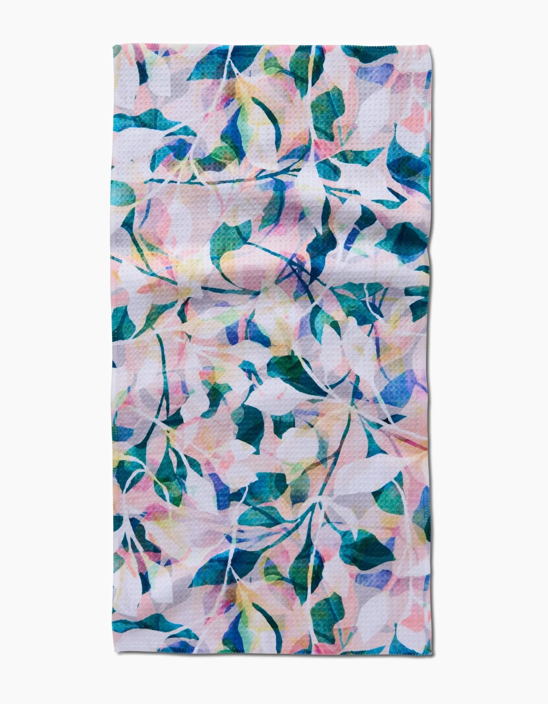 GEOMETRY Painted Foliage Bar Towel