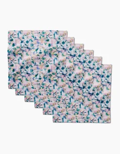 GEOMETRY Painted Foliage Dinner Napkin Set