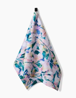 GEOMETRY Painted Foliage Tea Towel