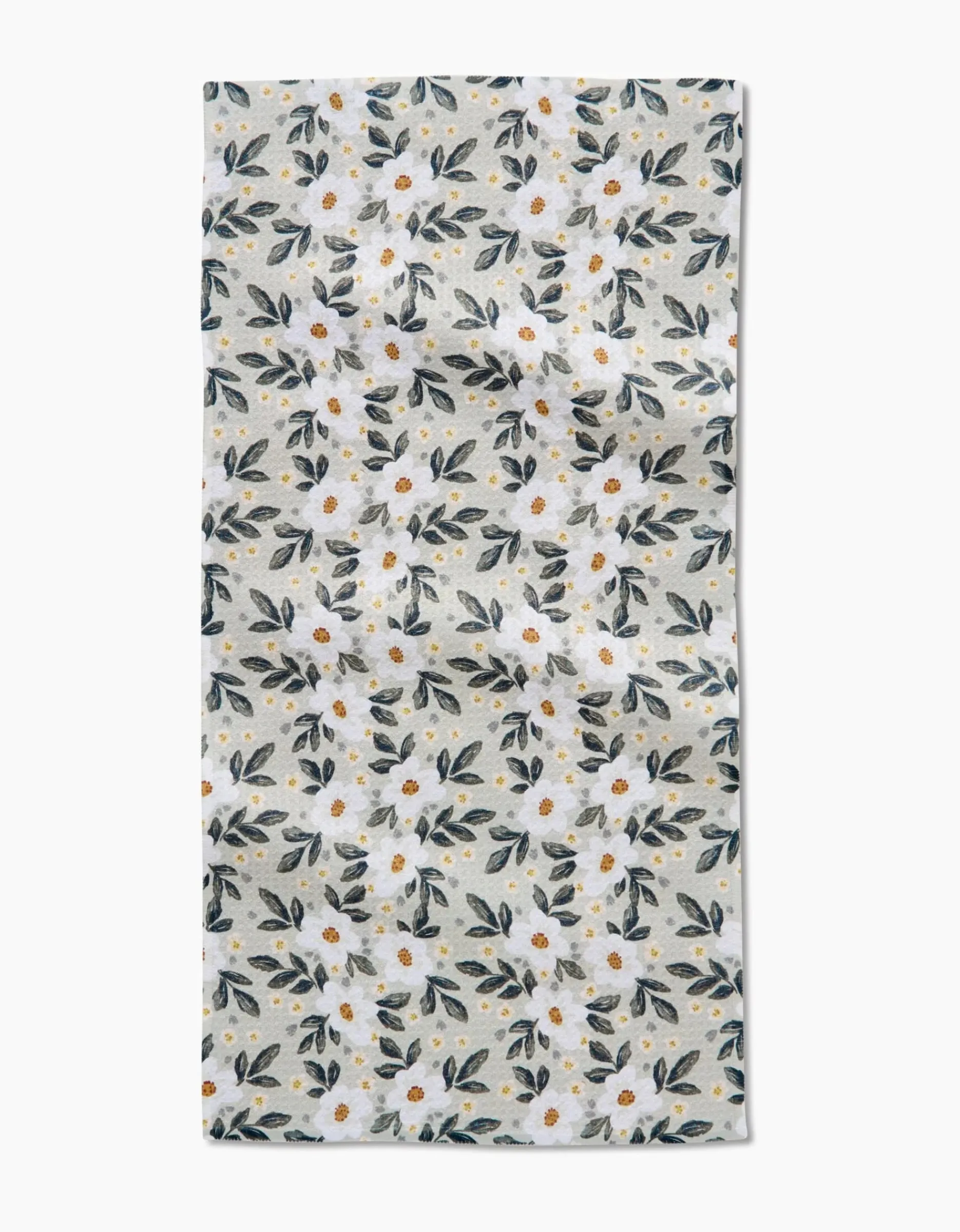 GEOMETRY Painted Spring Flowers Bar Towel