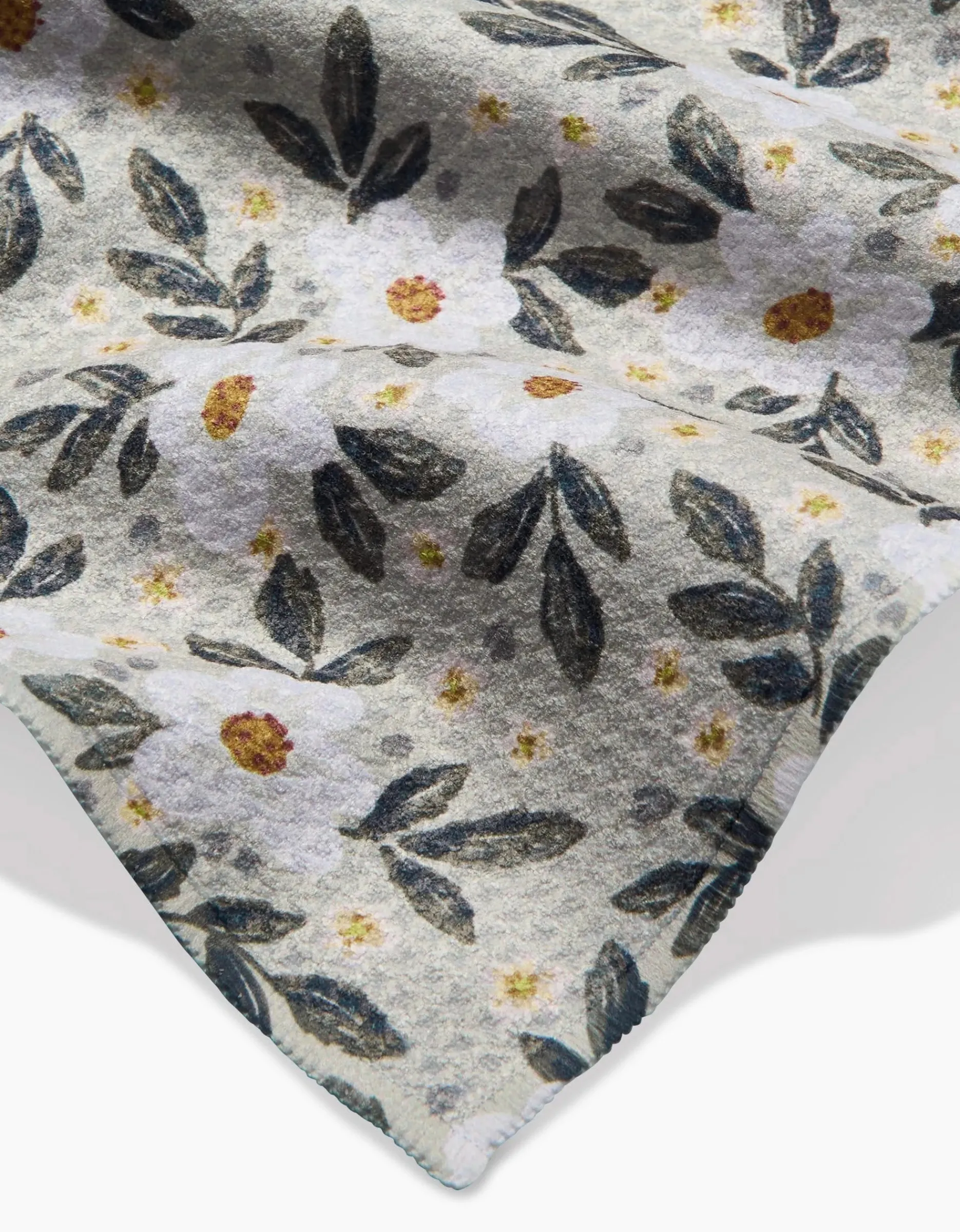 GEOMETRY Painted Spring Flowers Bar Towel