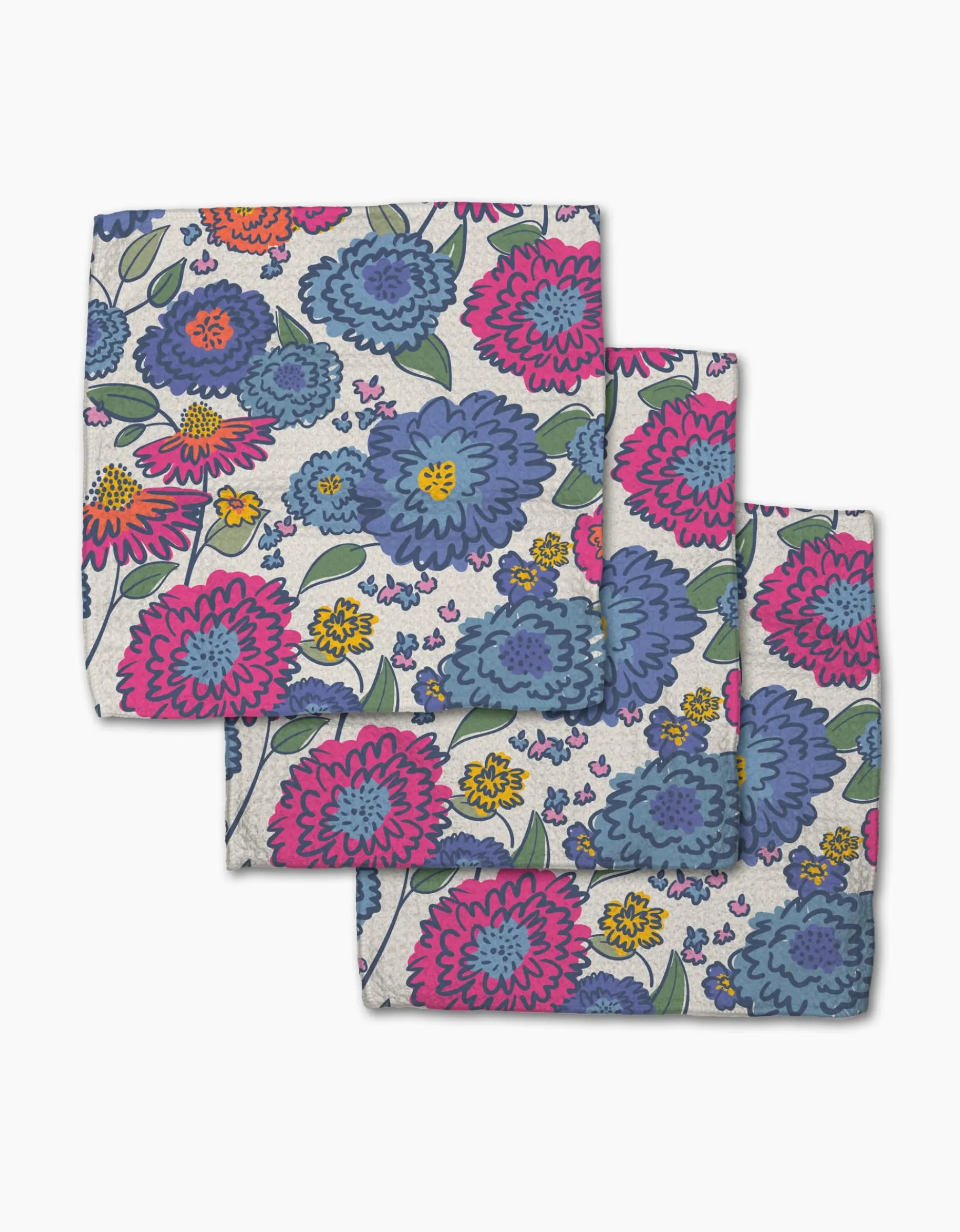 GEOMETRY Painterly Meadow Dishcloth Set