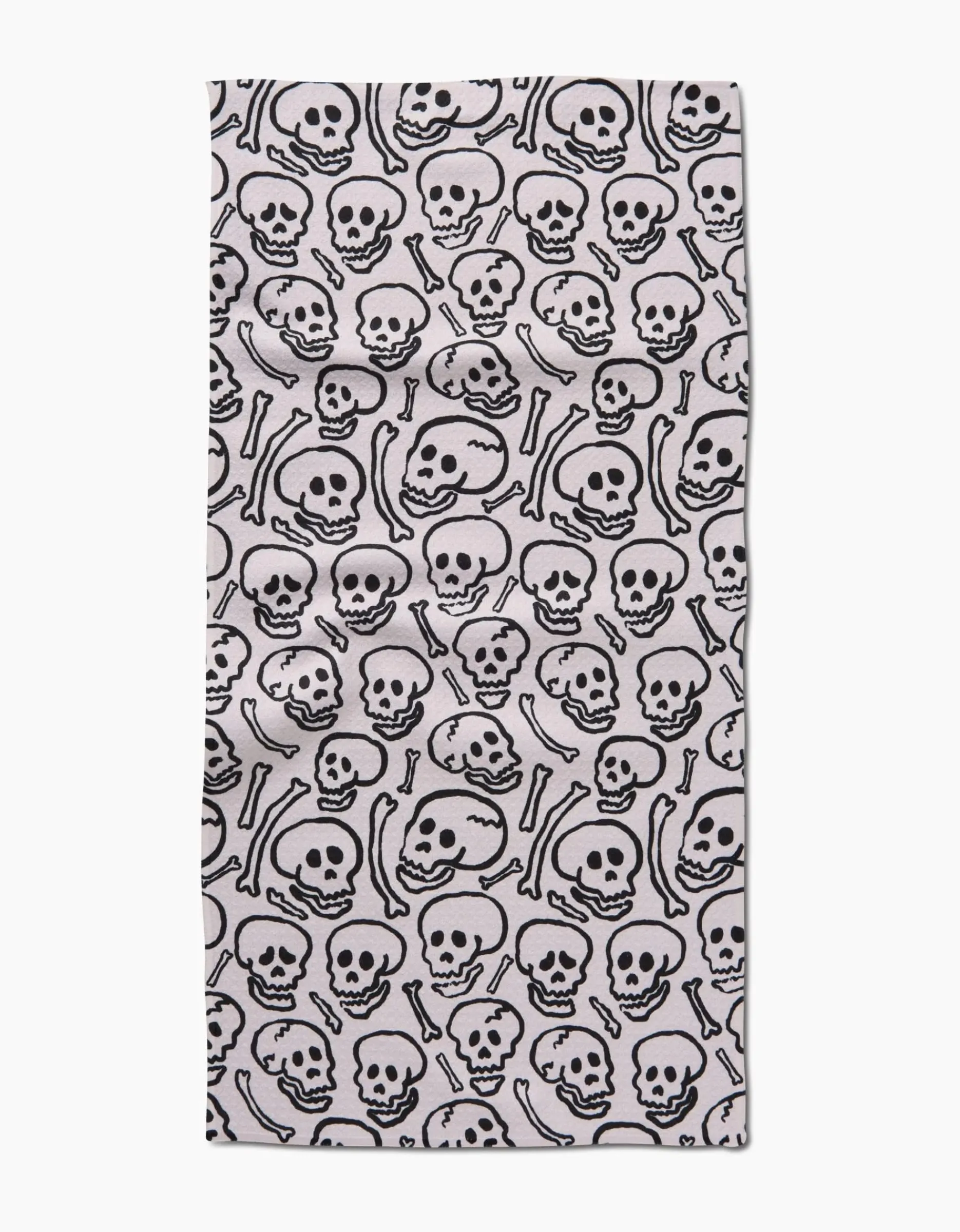 GEOMETRY Painterly Skulls Bar Towel