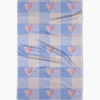 GEOMETRY Pastel Picnic Hearts Tea Towel