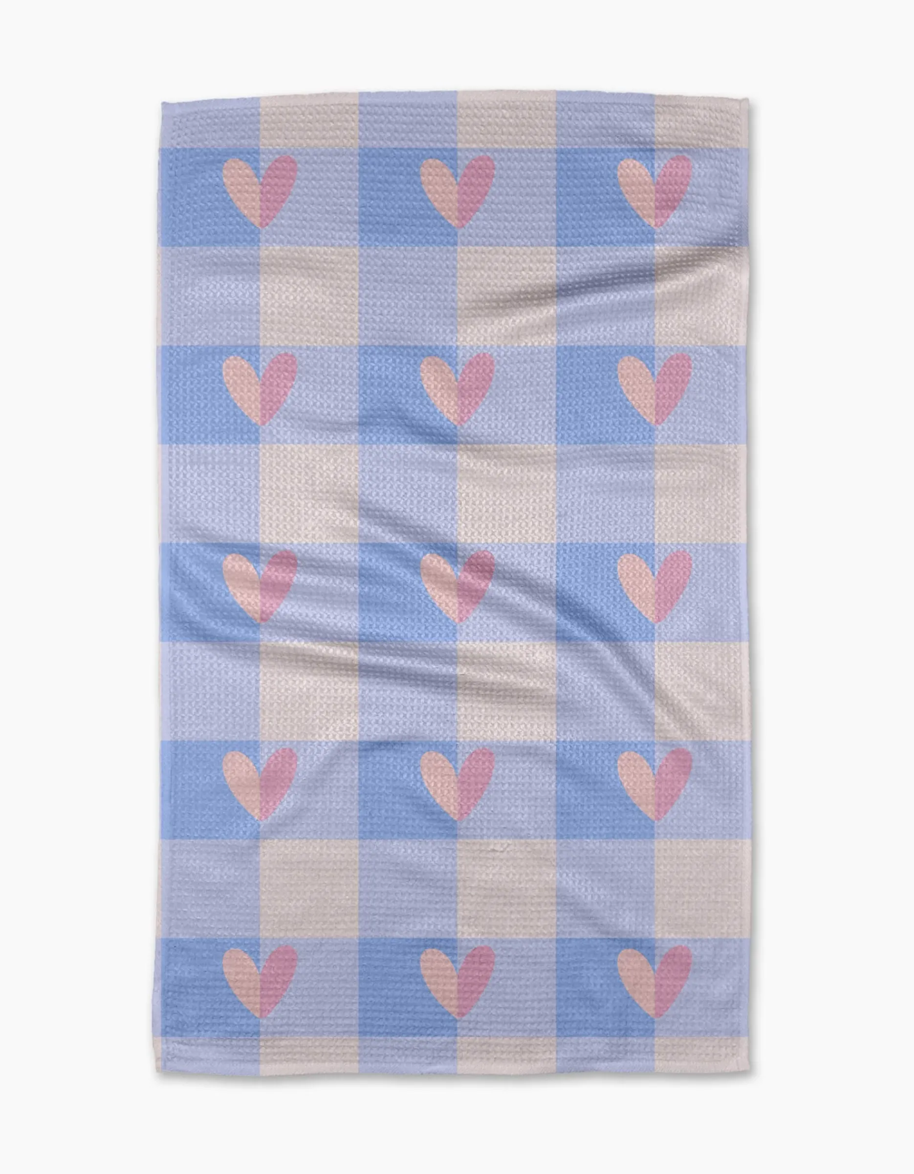 GEOMETRY Pastel Picnic Hearts Tea Towel