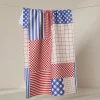 GEOMETRY Patched Up Parade Tea Towel