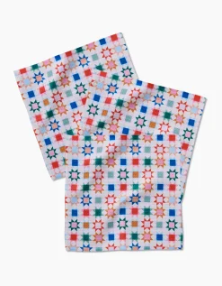 GEOMETRY Patchwork Picnic Dishcloth Set