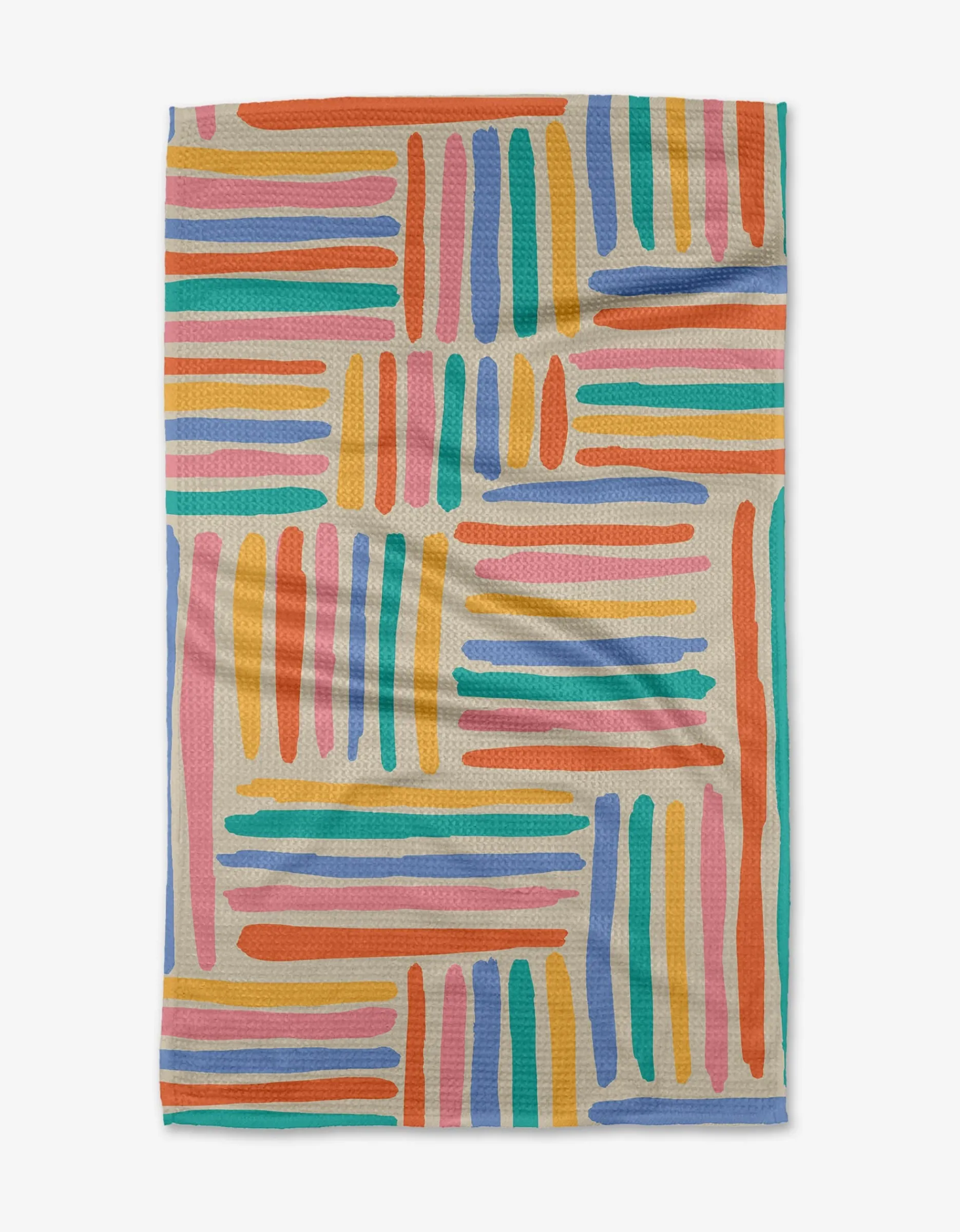 GEOMETRY Pathways Tea Towel