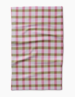 GEOMETRY Patricia Plaid Tea Towel