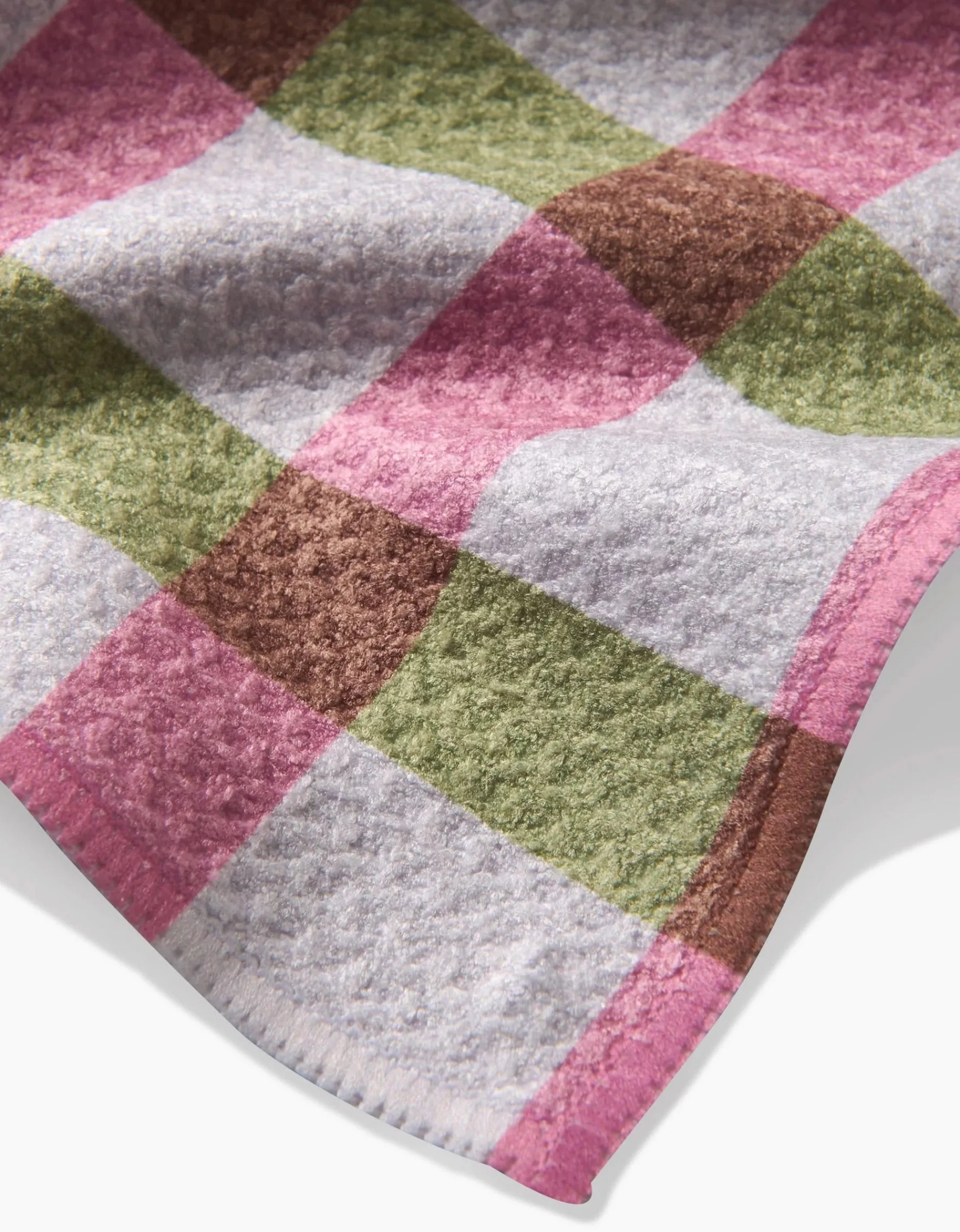 GEOMETRY Patricia Plaid Tea Towel