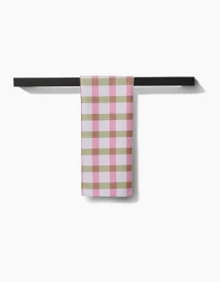 GEOMETRY Patricia Plaid Tea Towel