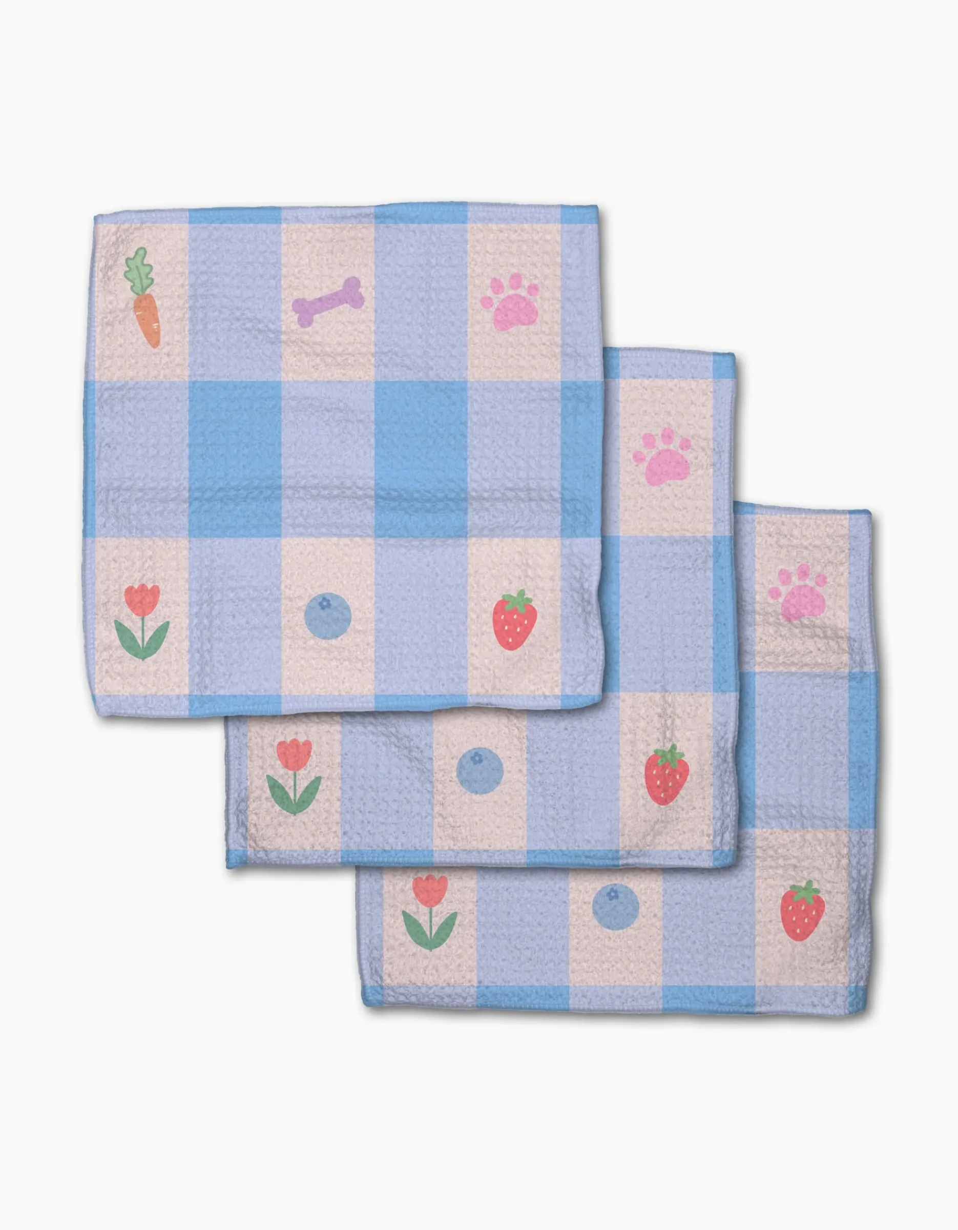 GEOMETRY Pawfect Picnic Dishcloth Set