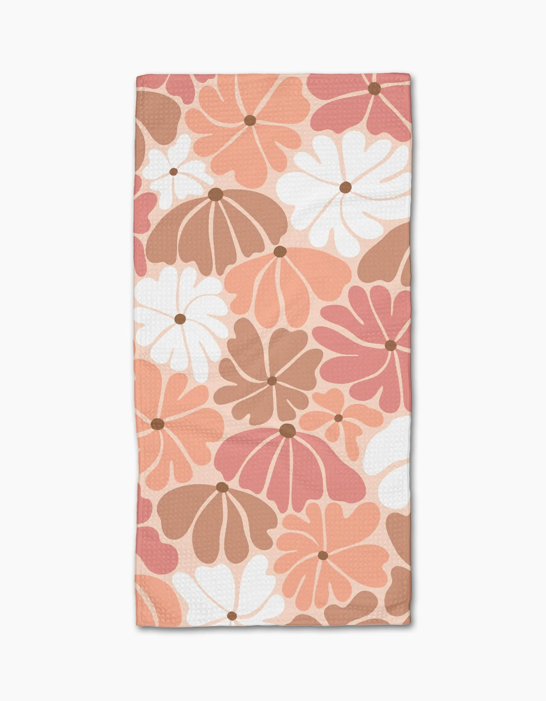 GEOMETRY Peach Flower Fields Bar Towel
