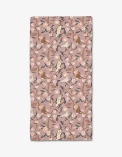 GEOMETRY Peach Tree Bar Towel