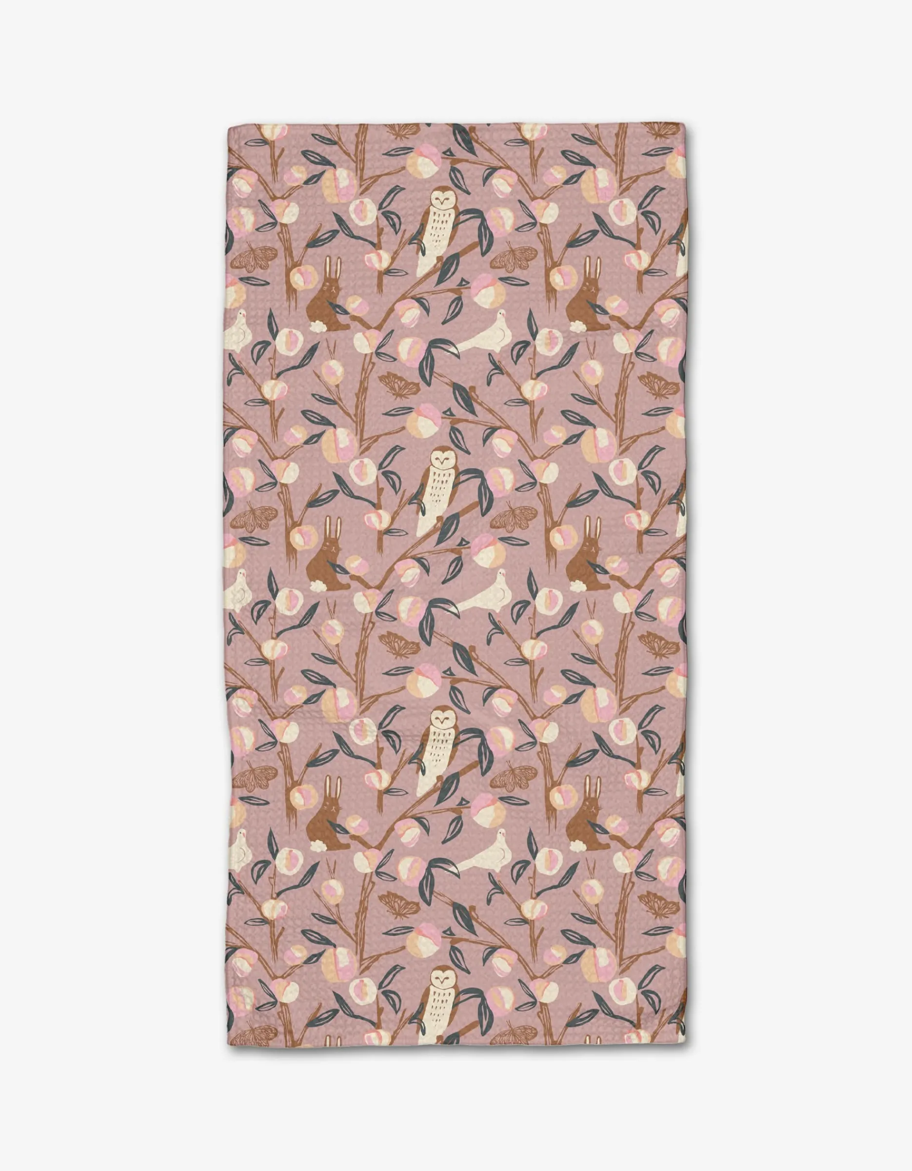 GEOMETRY Peach Tree Bar Towel
