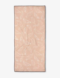 GEOMETRY Peachy Dream Beach Towel