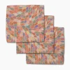 GEOMETRY Peachy Leaf Swirl Dishcloth Set