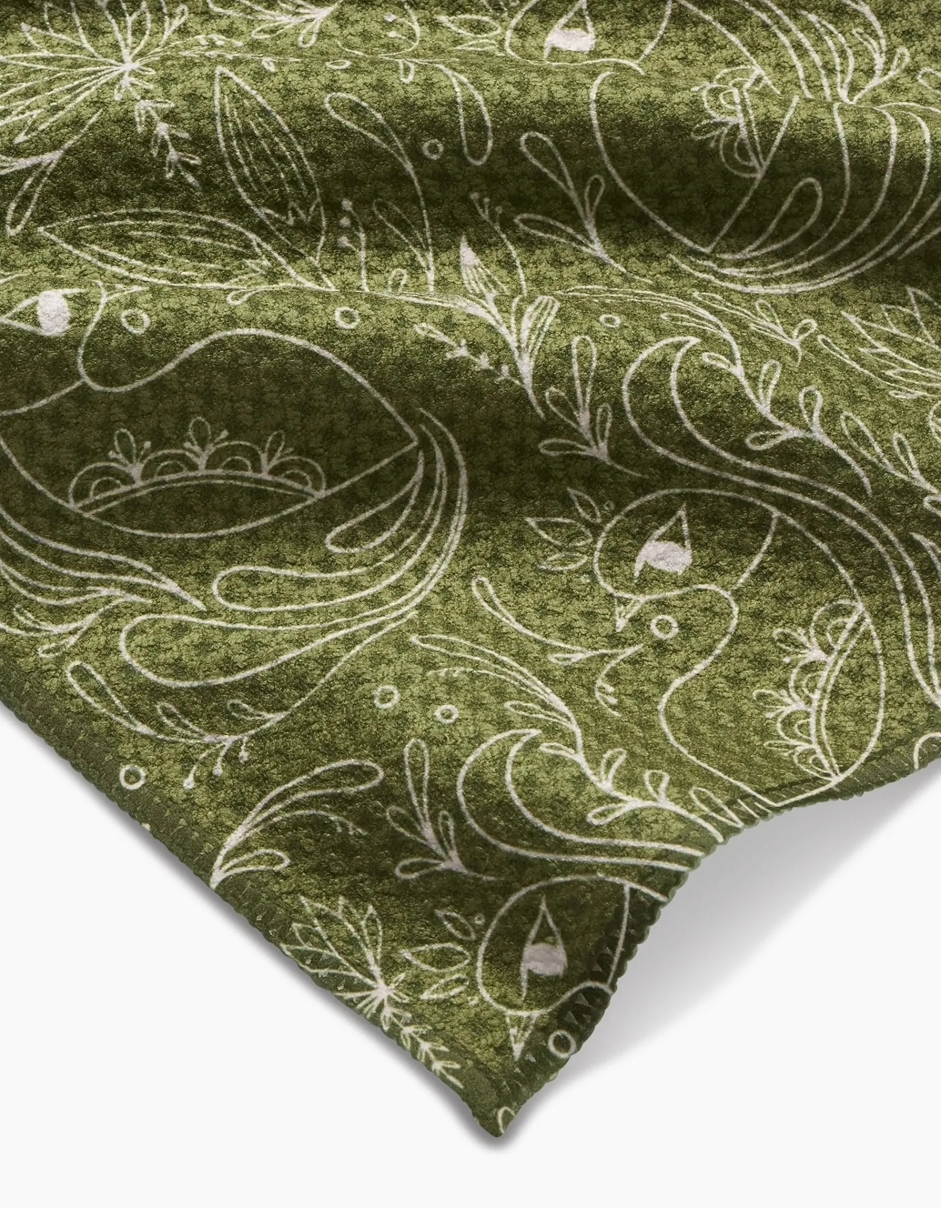 GEOMETRY Peacock Blooms Bar Towel