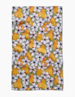 GEOMETRY Pears Petals Tea Towel