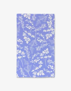 GEOMETRY Periwinkle Garden Luxe Hand Towel