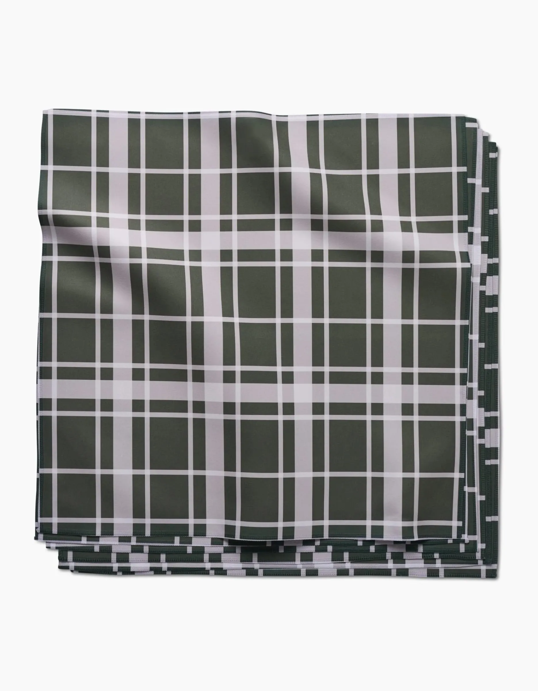 GEOMETRY Picnic Time Green Dinner Napkin Set